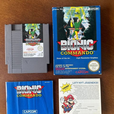 Komplett Bionic Commando selges!