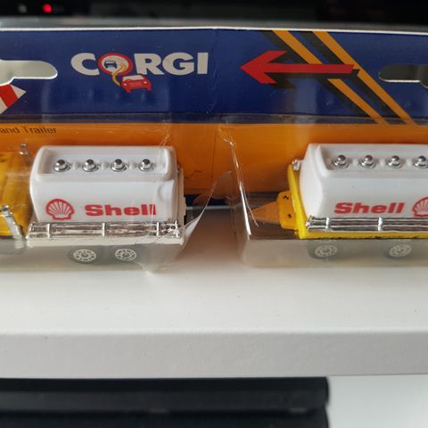 Corgi Shell tankbil med henger