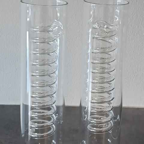 2 stk. Vintage IKEA PS Spiralvase.