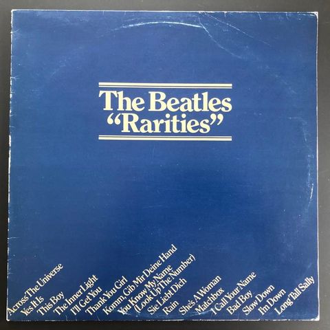 THE BEATLES "Rarities" Orig. 1978 vinyl LP.  Made in Sweden.  ANALOG PRESSING!