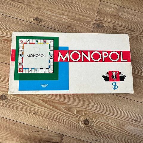 Gammelt MONOPOL fra 1970-tallet  - Komplett !