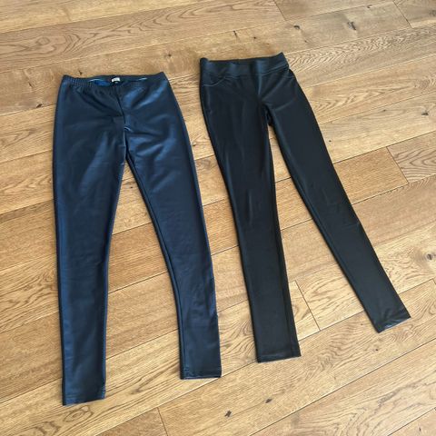 Skinn tights XS fra Bik Bok