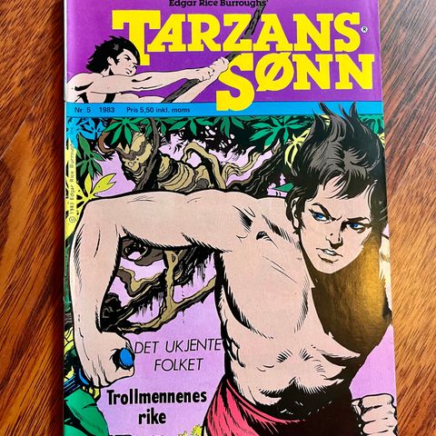Utvalg Tarzan, Korak og Tarzans sønn blader 1976-1983