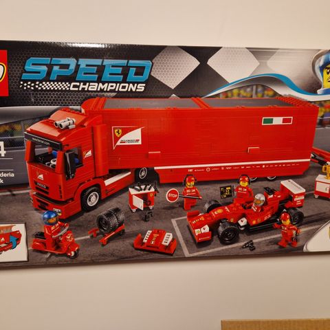 Uåpnet LEGO Speed Champions 75913 ferrari lastebil