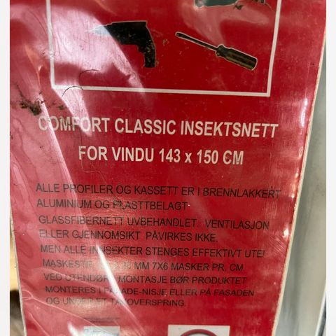 Comfort classic for vinduer med hele kassa for vindu og utstyr .5pakker