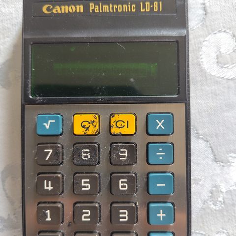 Canon Palmtronic kalkulator fra 1975