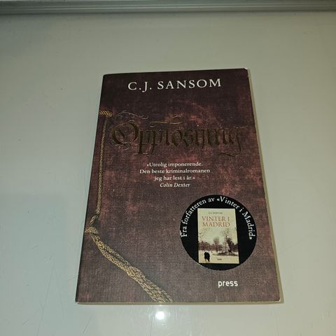 Oppløsning. C. J. Sansom