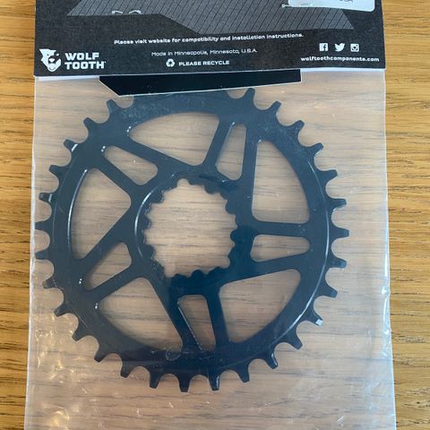 Wolf Tooth Drop-Stop Chainring (Eagle til Transmission)