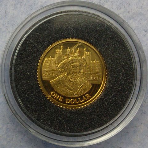 2006, Thudordynastiet - Henrik VIII, 1/25 oz, 9999 gull.