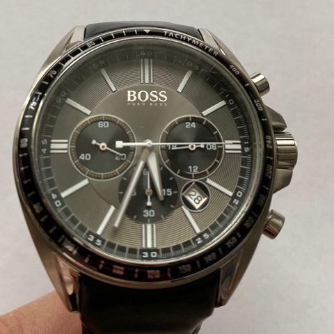 Boss watches black driver mens