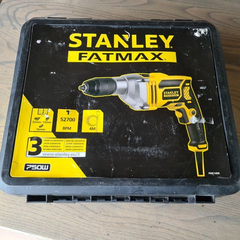 Slagdrill Stanley selges