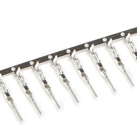 25 x Dupont Male Crimp Pin Plug Terminal Connector Strip Mount Pitch 2.54mm