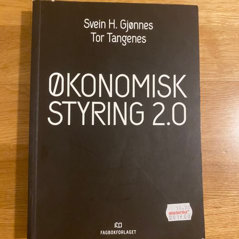 Økonomistyring 2.0, økonomi og virksomhetsstyring BI