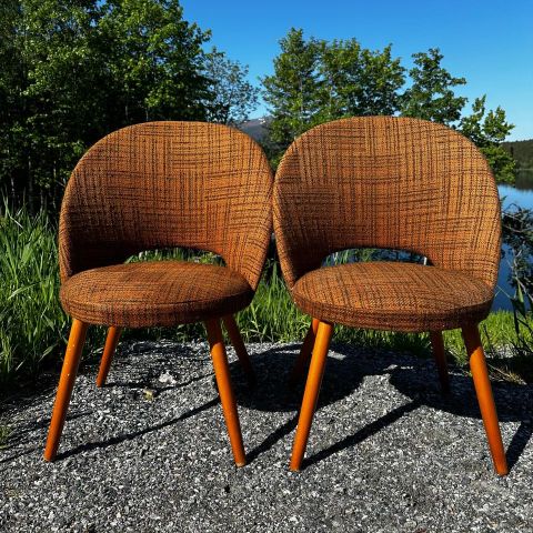 2 stk vintage flamingo stoler fra Velledalen møbelfabrikk.