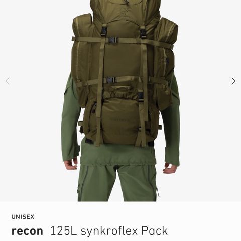 Norrøna Recon 125l Synkroflex Pack, ryggsekk