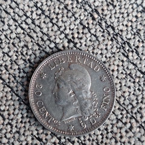 Argentina 20 Centavos 1883