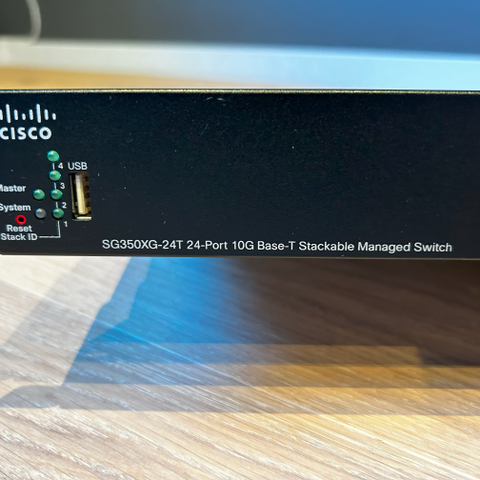 Cisco SG350XG-24T 10Gbps Ethernet switch