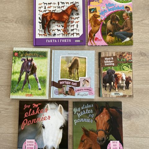 Faktabøker om hester, ponnier og føll selges