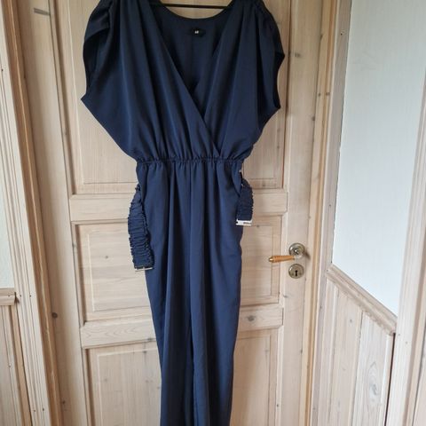 Jumpsuit kongeblå str. 40 fra H&M