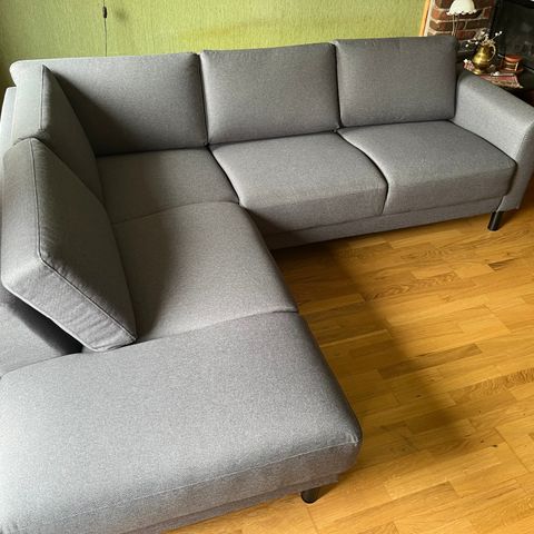 Ny ubrukt sofa Cleveland hjørnesofa m/sjeselong selges