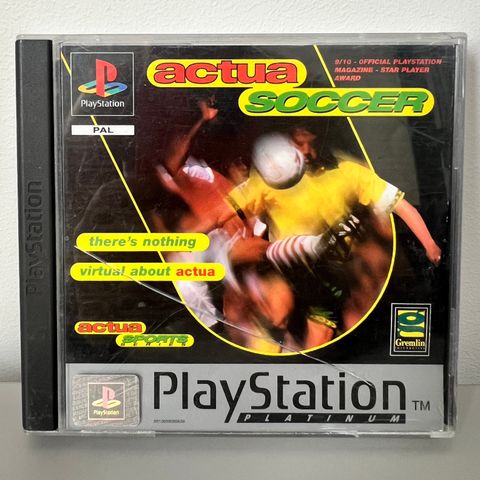 PlayStation spill: Actua Soccer [Platinum]