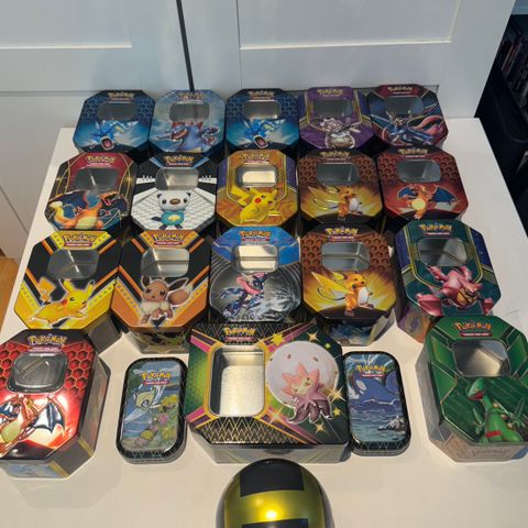 Pokemon Tin bokser