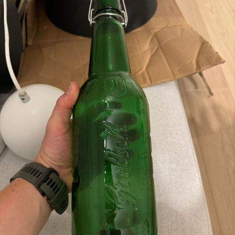 Grolsch flaske med patentkork for ølbrygging