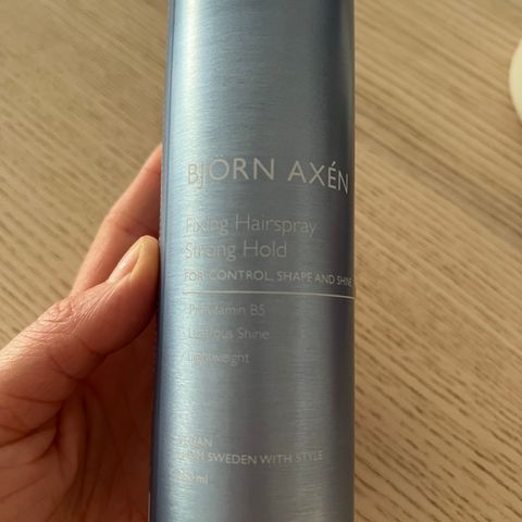 Helt ny og ubrukt Björn Axen Style Fixing Hairspray 250 ml