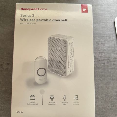 Trådløs ringeklokke Honeywell selges