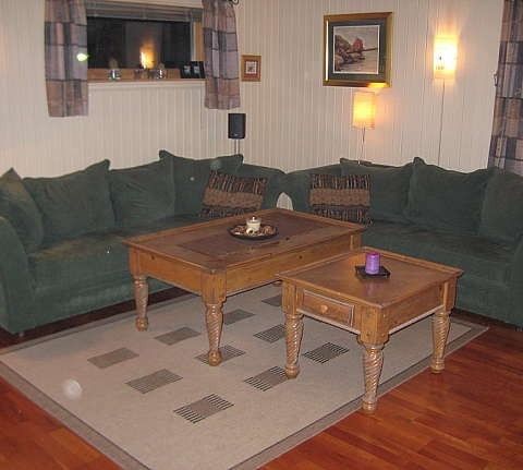 Retro grønn sofa / sofagruppe - treseter og toseter