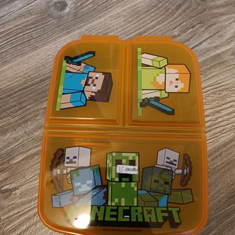 Peppa og minecraft matboks