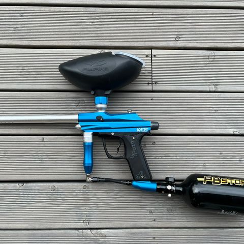 Paintball utstyr - komplett pakke