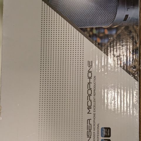 Condenser recording microphone