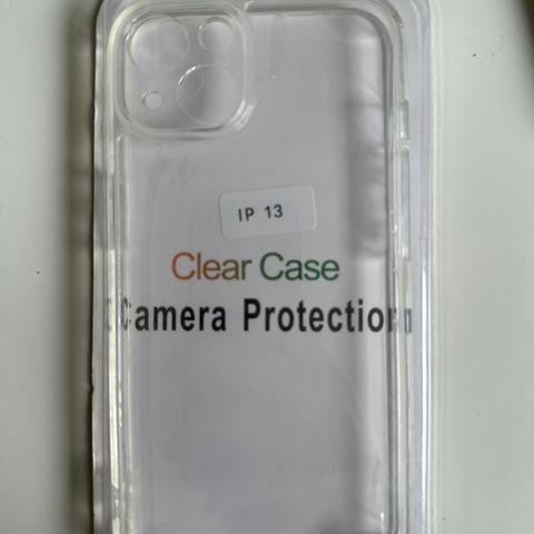 iPhone 13 deksel (clear case) - 100kr