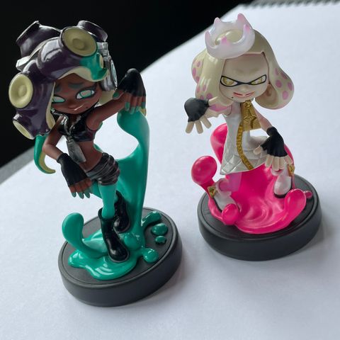 Pearl og Marina Splatoon 2/3 amiibo figur nintendo switch