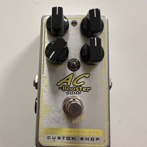 Xotic AC booster custom shop