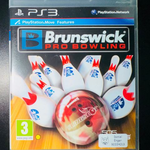[Sjelden] Brunswick Pro Bowling PS3 PlayStation 3