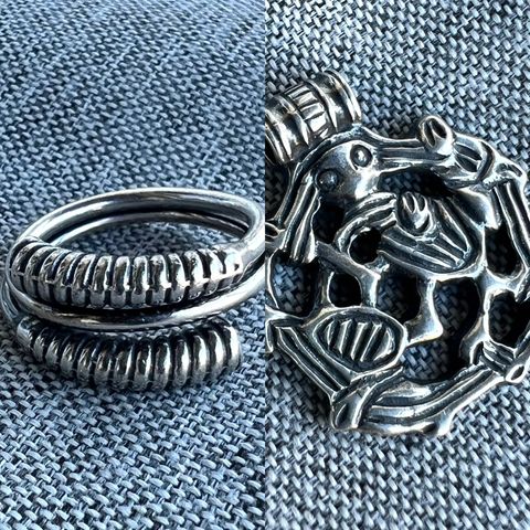 Smykker i sølv fra Saga og Snorre