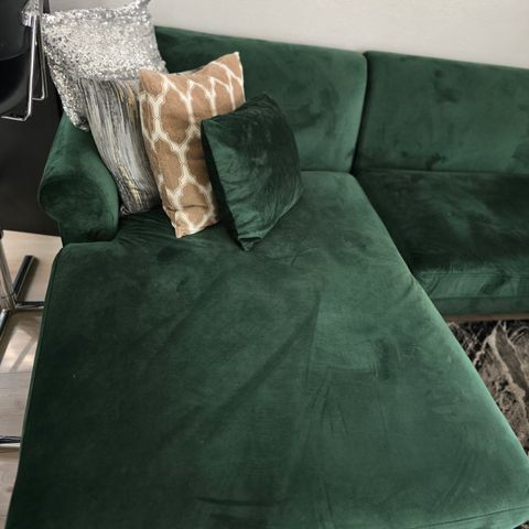 Velvet sofa