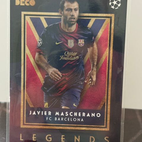 Javier Mascherano Fotballkort