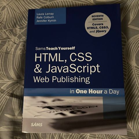 Teach Yourself HTML, CSS & JavaScript Web Publishing