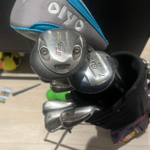 Olyo Halvsett dame, m/Taylormade wood