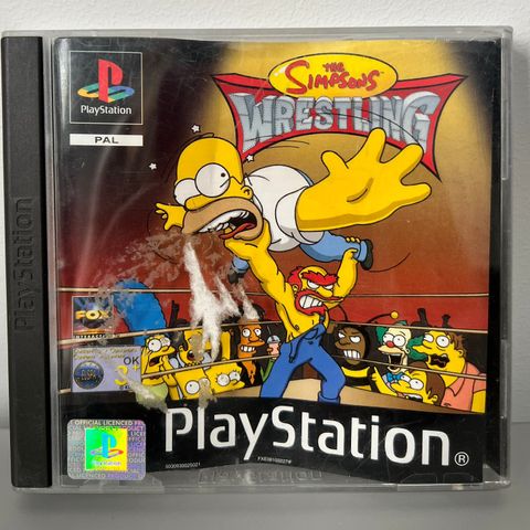 PlayStation spill: The Simpsons Wrestling