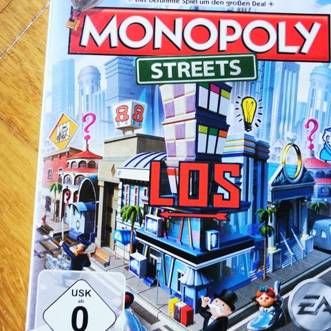 Nintendo Wii spill: Monopoly Streets LOS