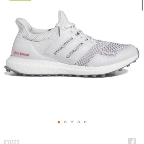 Adidas Ultraboost Golfsko 45 1/3 prøv en gang