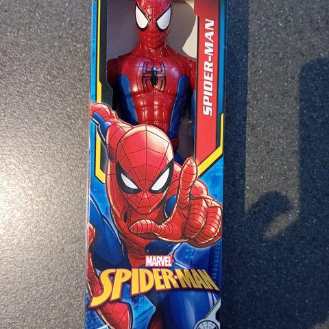 Ubrukt Marvel Spider man, fortsatt i esken