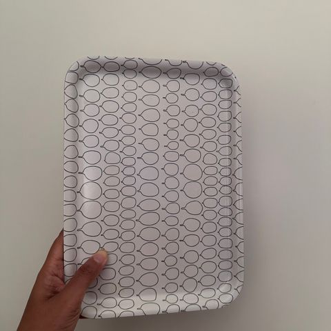 SAMMANHANG Tray, white, 28x20 cm (11x8 ")