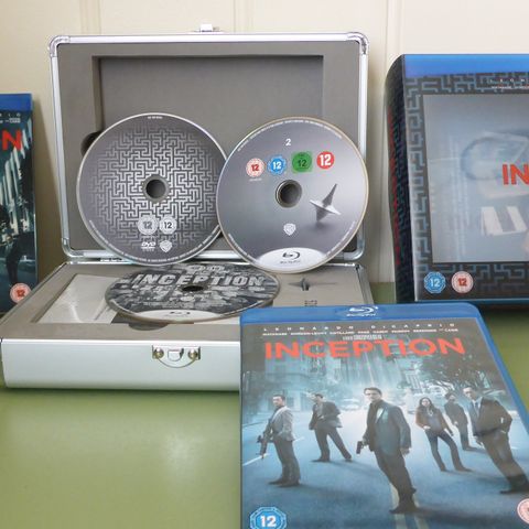 Inception Collector's Edition, åpnet men plettfri