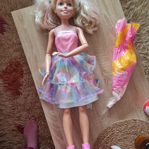 Stor barbie dukke 70 cm