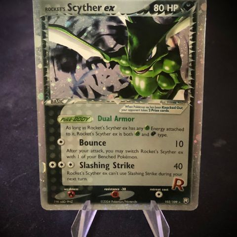 Rocket's Scyther EX Holo 102/109 - Pokemon TCG Team Rocket Returns